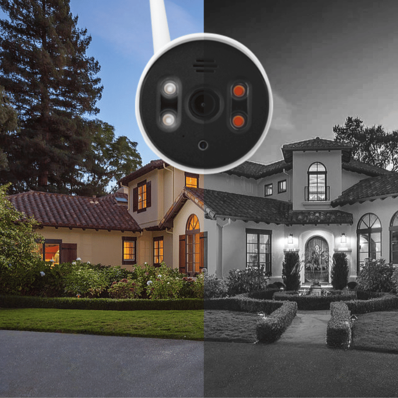 Zestaw 4 kamer wifi do monitoringu z nagrywarką LS24-1T